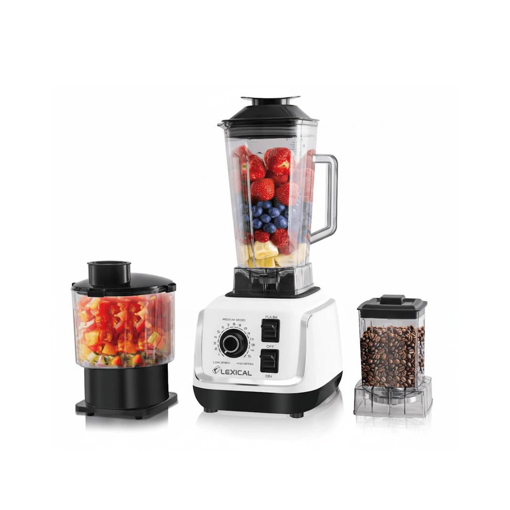 Blender Professionnel Lexical 1500 W 2 Litres / Blanc