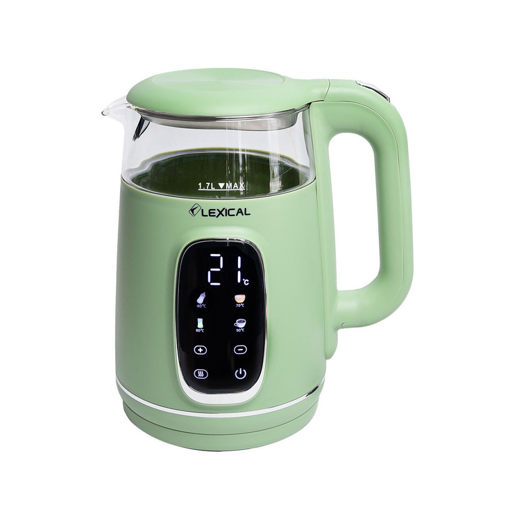 Bouilloire Sans Fil LEXICAL 1.7 Litres / 2200W / VERT