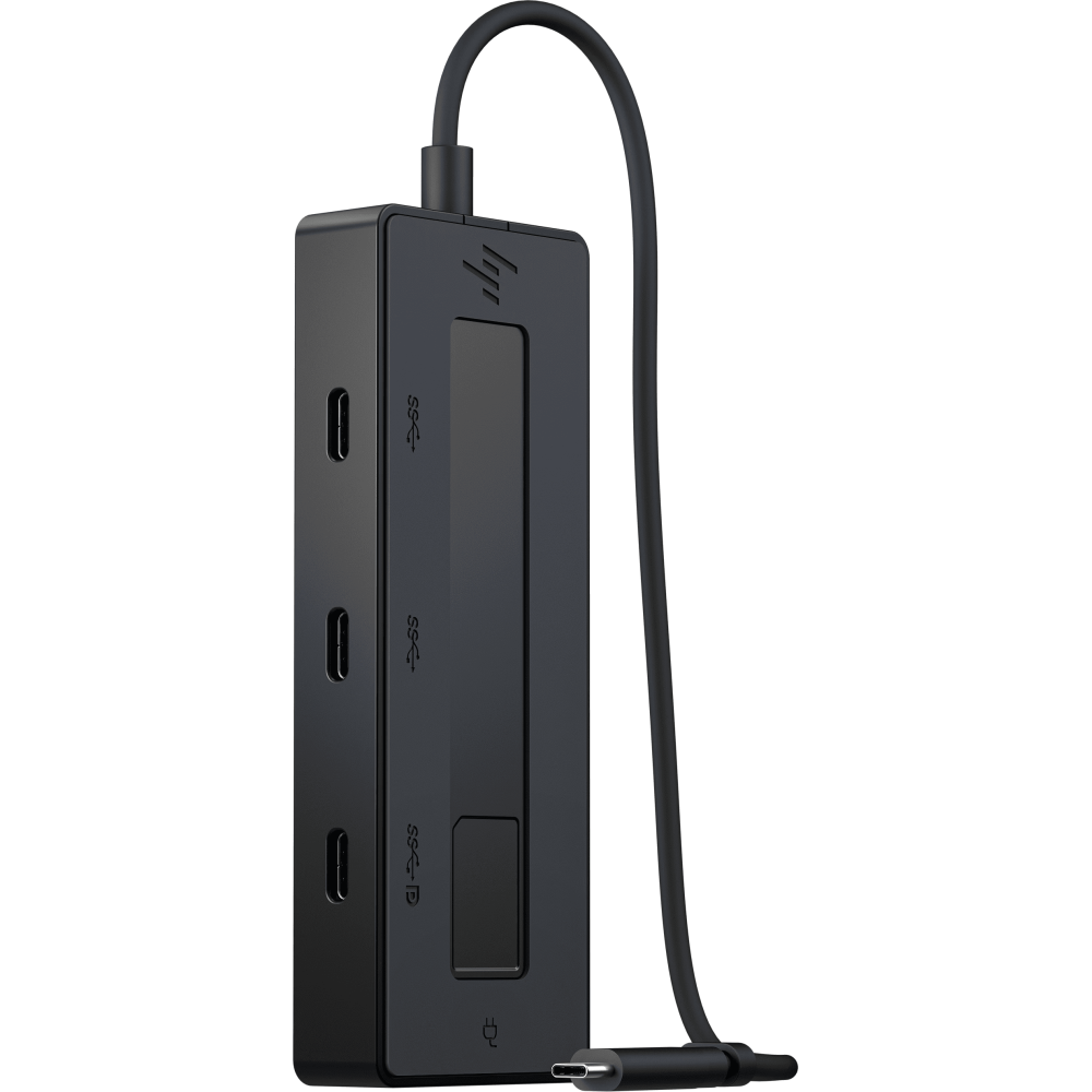 Hub USB-C HP 6G842AA 4en1 Multiport 4K avec Charge USB-C / Noir