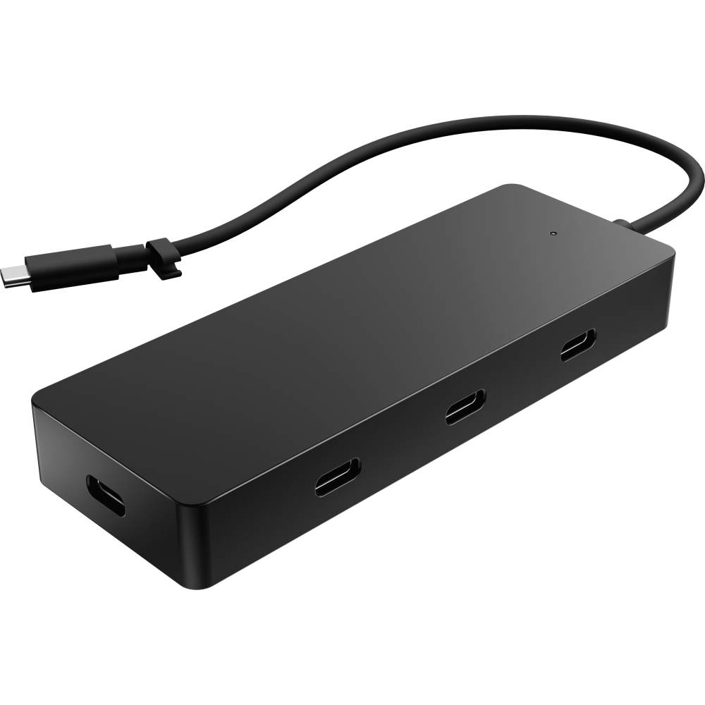 Hub USB-C HP 6G842AA 4en1 Multiport 4K avec Charge USB-C / Noir