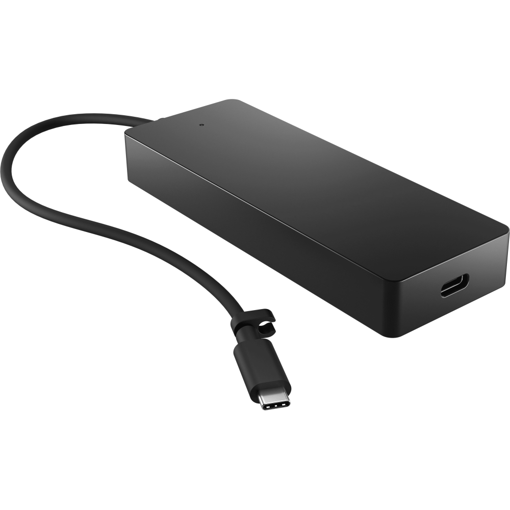 Hub USB-C HP 6G842AA 4en1 Multiport 4K avec Charge USB-C / Noir