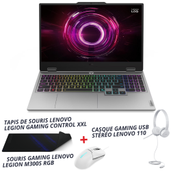 Pc Portable Gamer Lenovo LOQ 15AHP10 / Ryzen 5 220 / RTX 5050 8G / 32 Go DDR5 / 512 Go SSD / Gris