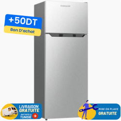 Réfrigérateur CONCORDE Double Portes De Frost 600 Litres / CRD600 / Silver