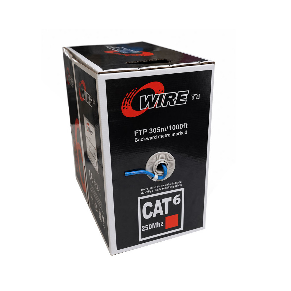 Câble Réseau CAT 6 FTP 305 M HOMOLOGUE PLENUM CERTIFIER CE / UL / CPR