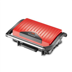 Appareil Panini Grill Techwood 1500W/ TGD-015 / Rouge