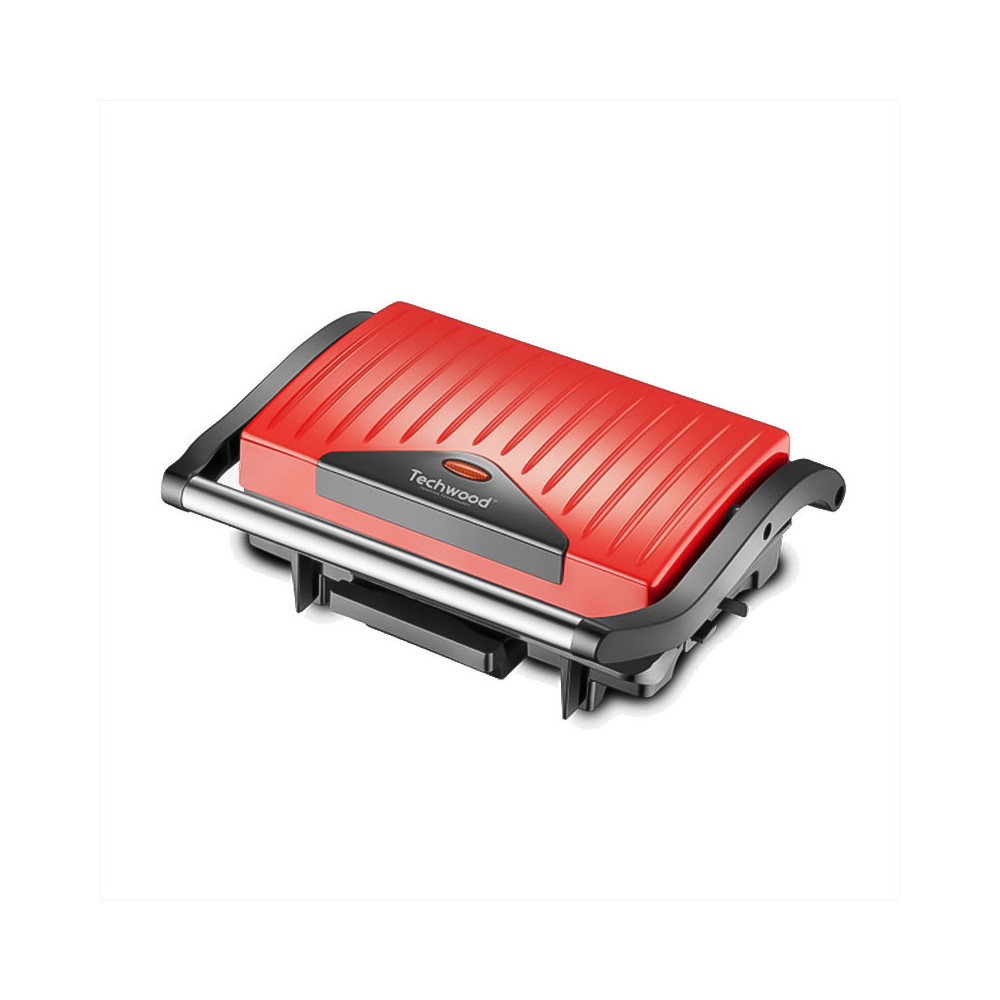 Appareil Panini Grill Techwood 1500W/ TGD-015 / Rouge