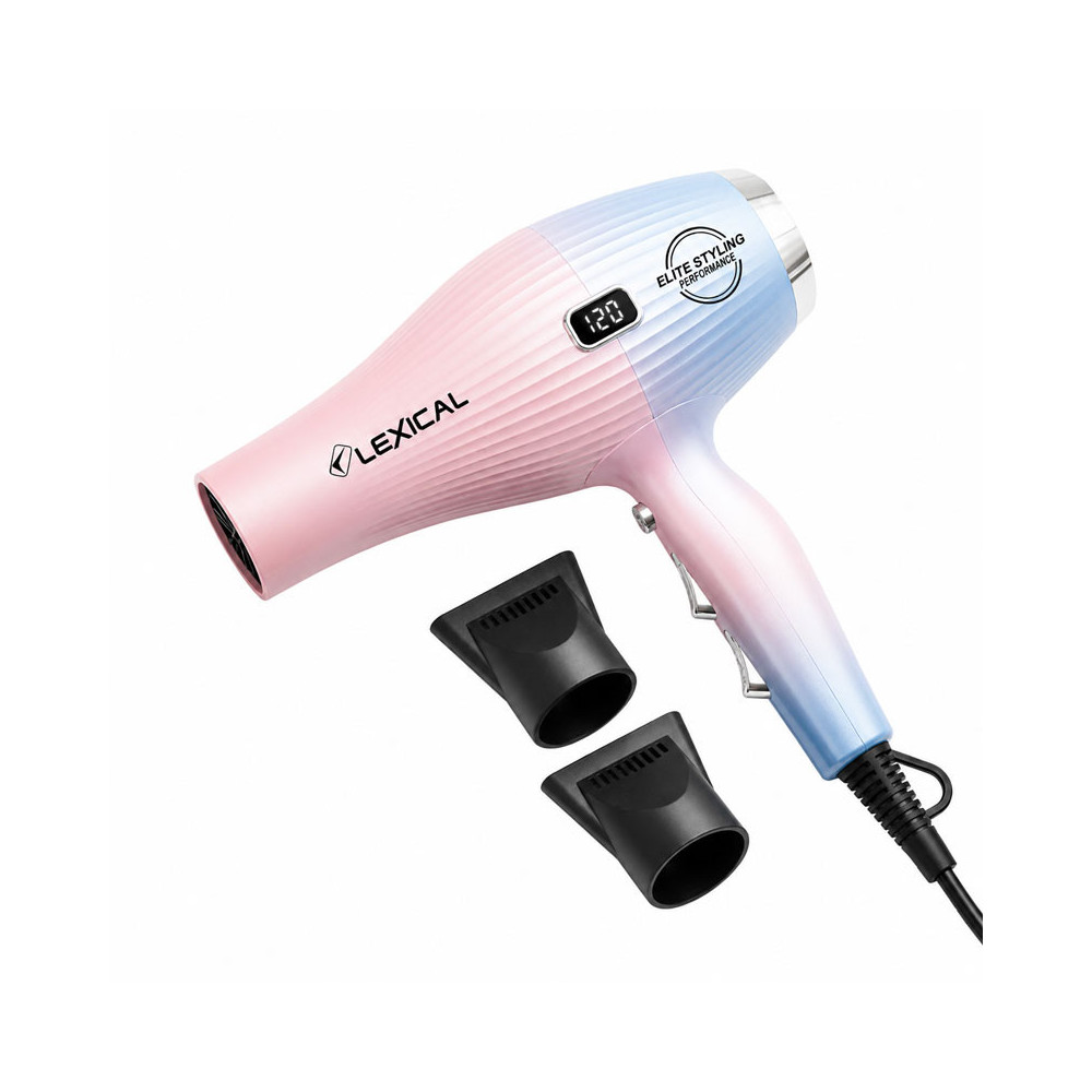 Sèche-cheveux Lexical 1600W / Bleu et Rose