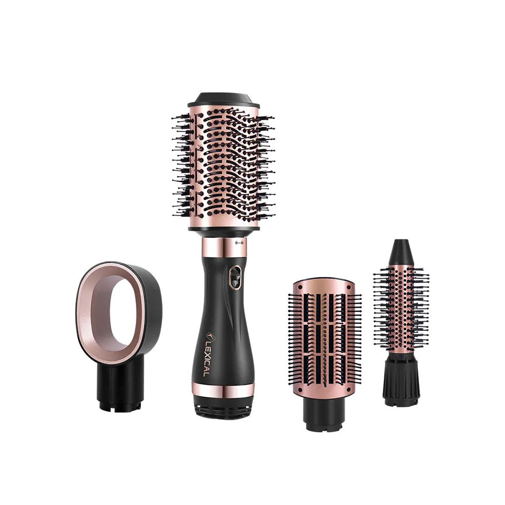 Brosse soufflante LEXICAL 4en1 1000 W / LAS-5204 / Noir et Gold