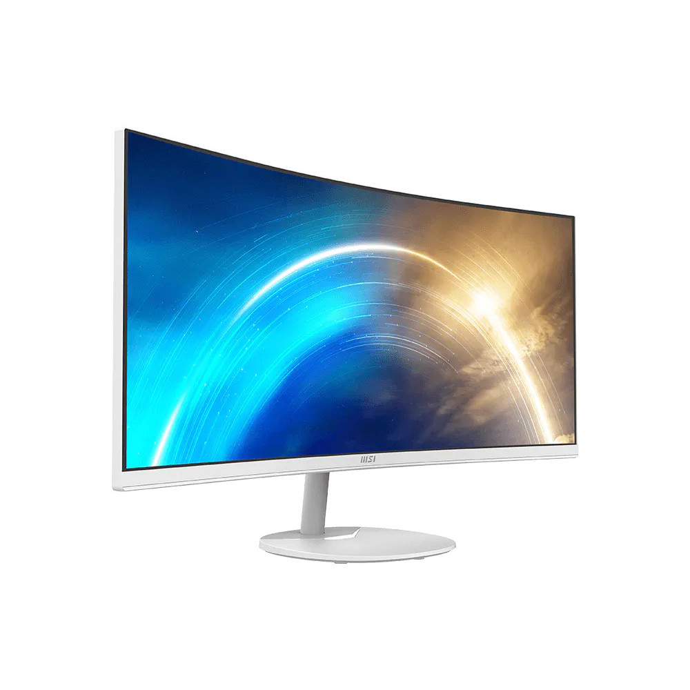 Écran Curved MSI PRO MP341CQW 34'' UWQHD  / 100 Hz / 4 ms / Haut-parleurs / Blanc