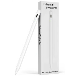 Stylet tactile universel MU pour android/ ios/ windows / Blanc