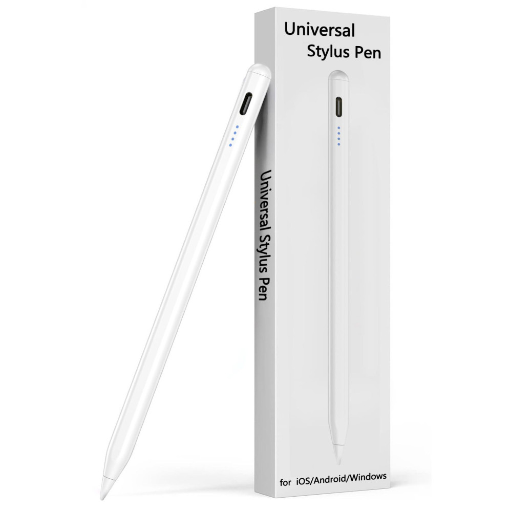 Stylet tactile universel MU pour android/ ios/ windows / Blanc