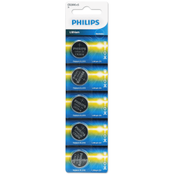 5 PILES PHILIPS CR2016 BP5