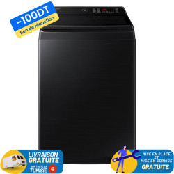 Machine à Laver Samsung 19Kg Smart INVERTER Noir / WA80F19S8B