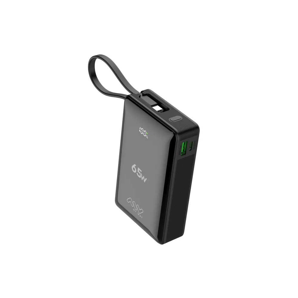 Power Bank MyWay ExplorerPC 20000MAH 65W USB-C USB-A / Noir