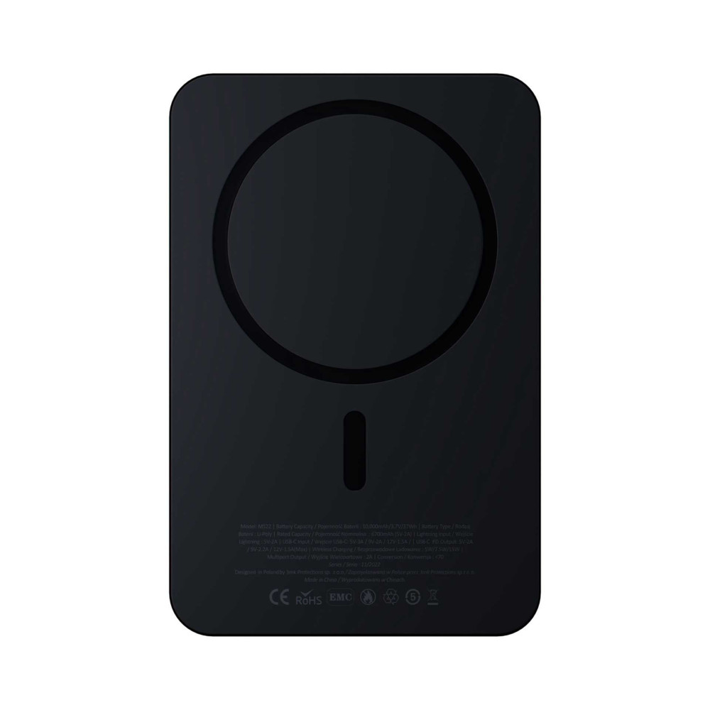 Power Bank 3mk HARDY MagSynergy Ni+ 5000 mAh 22,5W / Noir