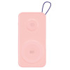 Power Bank 3mk PastelUp 10 000 mAh 22,5 W / MagSafe QI / USB-A / USB-C / Lightning / Rose