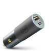 Chargeur de voiture 3mk Hyper 100 W PD QC PPS USB 1A1C Argent/Gris