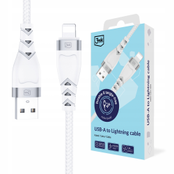 Câble 3mk USB-A vers Lightning