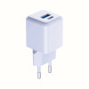 Chargeur mural 3mk Hyper GaN 20 W QC4+ PD PPS USB-C USB-A / blanc