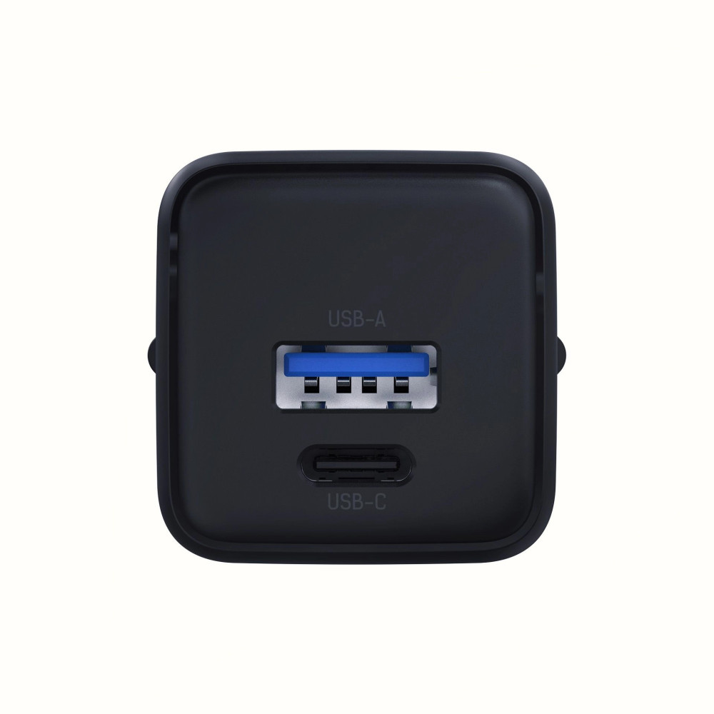 Chargeur mural 3mk Hyper GaN 20 W QC4+ PD PPS USB-C USB-A / Noir