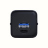 Chargeur mural 3mk Hyper GaN 20 W QC4+ PD PPS USB-C USB-A / Noir
