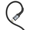 Câble 3mk Hyper Series N USB-A vers Lightning / 1m / 5 V/2,4 A 12 W / Noir
