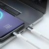 Câble 3mk Hyper série N USB-A vers USB-C / 1 m / QC 3.0 9 V/2 A 18 W / Blanc