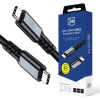 Câble 3mk Hyper série N USB-C vers USB-C Thunderbolt 4 / 1 m  / 48 V/5 A