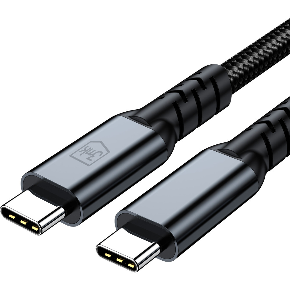 Câble 3mk Hyper série N USB-C vers USB-C Thunderbolt 4 / 1 m  / 48 V/5 A