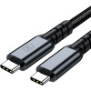 Câble 3mk Hyper série N USB-C vers USB-C Thunderbolt 4 / 1 m  / 48 V/5 A