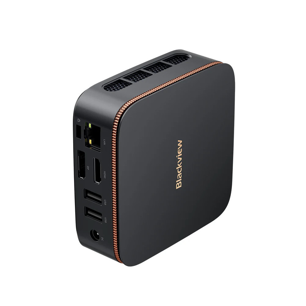 Mini Pc de bureau Blackview MP20 / Ryzen 3 3300U / 16 Go / 512 Go SSD / Windows 11 Pro / Noir