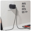 Chargeur 3mk Hyper PD 45W GaN AVS QC4+ PPS AFC FCP DCP 2C / Noir