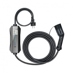 Chargeur portable pour véhicule électrique+câble de charge de 5m, mode 2 / 16A