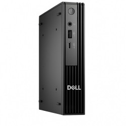 Pc de Bureau DELL Pro MFF QCM1250 / U5-235T / 8 Go DDR5 / 512 Go SSD / WiFi / Bluetooth / Noir