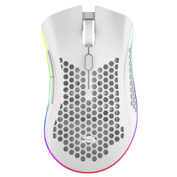 Souris Gamer Filaire BARACUDA CORAL BGM-032 / Blanc