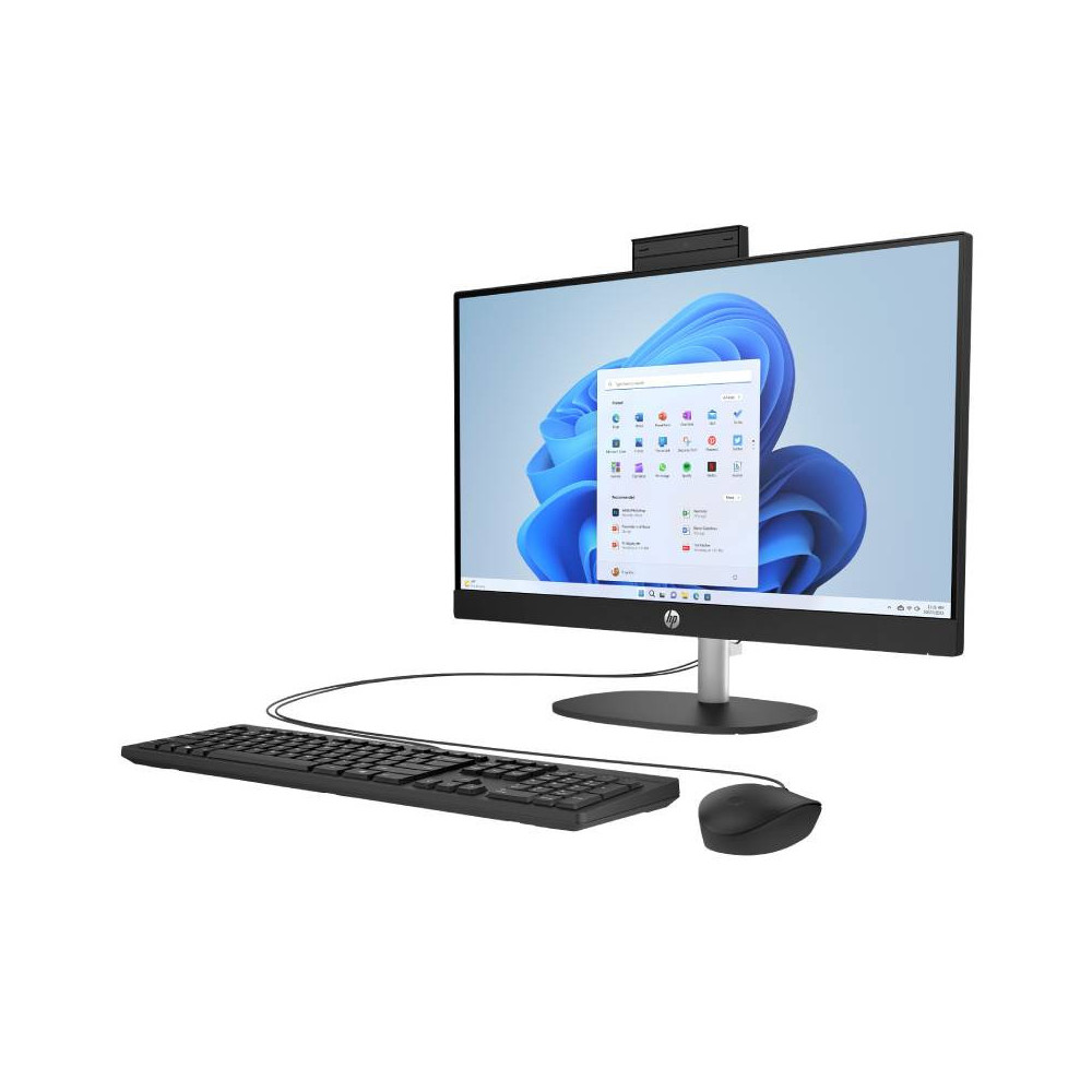 PC de Bureau All In One HP 24-cr0057nk / Ryzen 5 7520U / 8 Go / 512 Go SSD / Noir