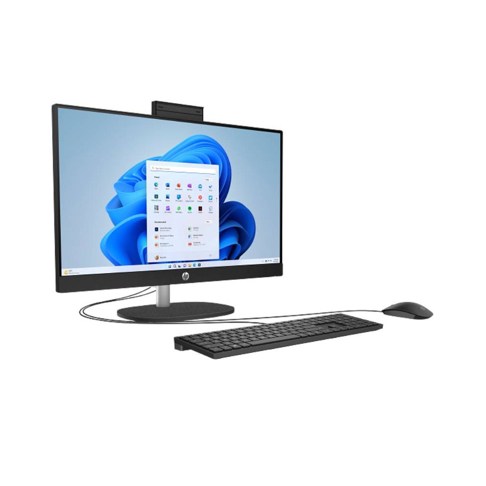 PC de Bureau All In One HP 24-cr0057nk / Ryzen 5 7520U / 8 Go / 512 Go SSD / Noir