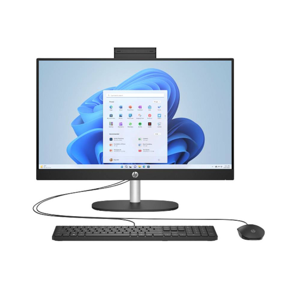 PC de Bureau All In One HP 24-cr0057nk / Ryzen 5 7520U / 8 Go / 512 Go SSD / Noir
