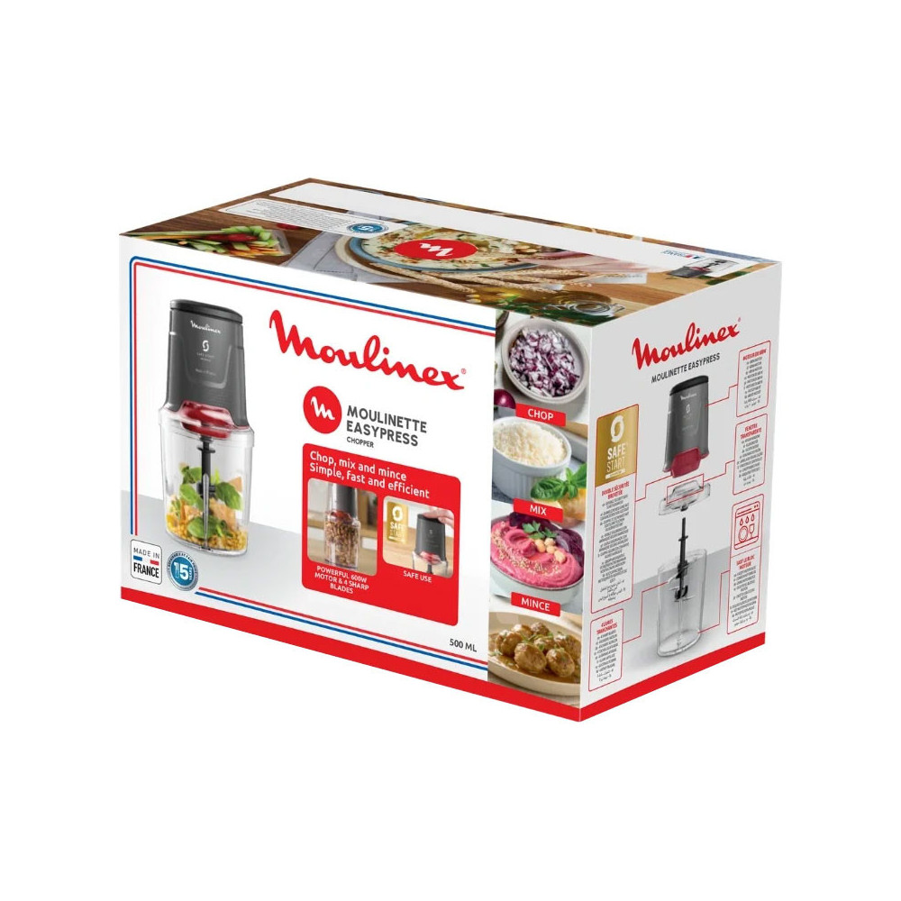 Hachoir électrique MOULINEX Easy Press 600W / AT740HF1 / Blanc