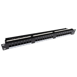 PANNEAU DE BRASSAGE 24 PORTS UTP CAT 6