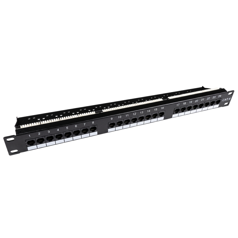 PANNEAU DE BRASSAGE 24 PORTS UTP CAT 6