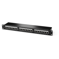 PANNEAU DE BRASSAGE 24 PORTS FTP CAT 6