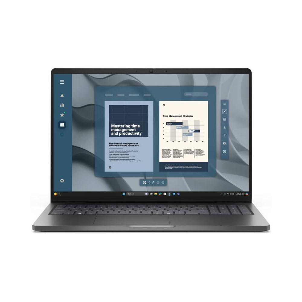 Pc Portable DELL Pro 16 PC16255 / Ryzen AI 7 350 / 16 Go / 512 Go SSD / Gris