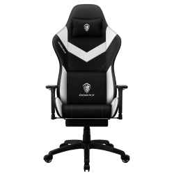Chaise Gaming DOWINX LS-D1163 Semi Cuir  / Blanc