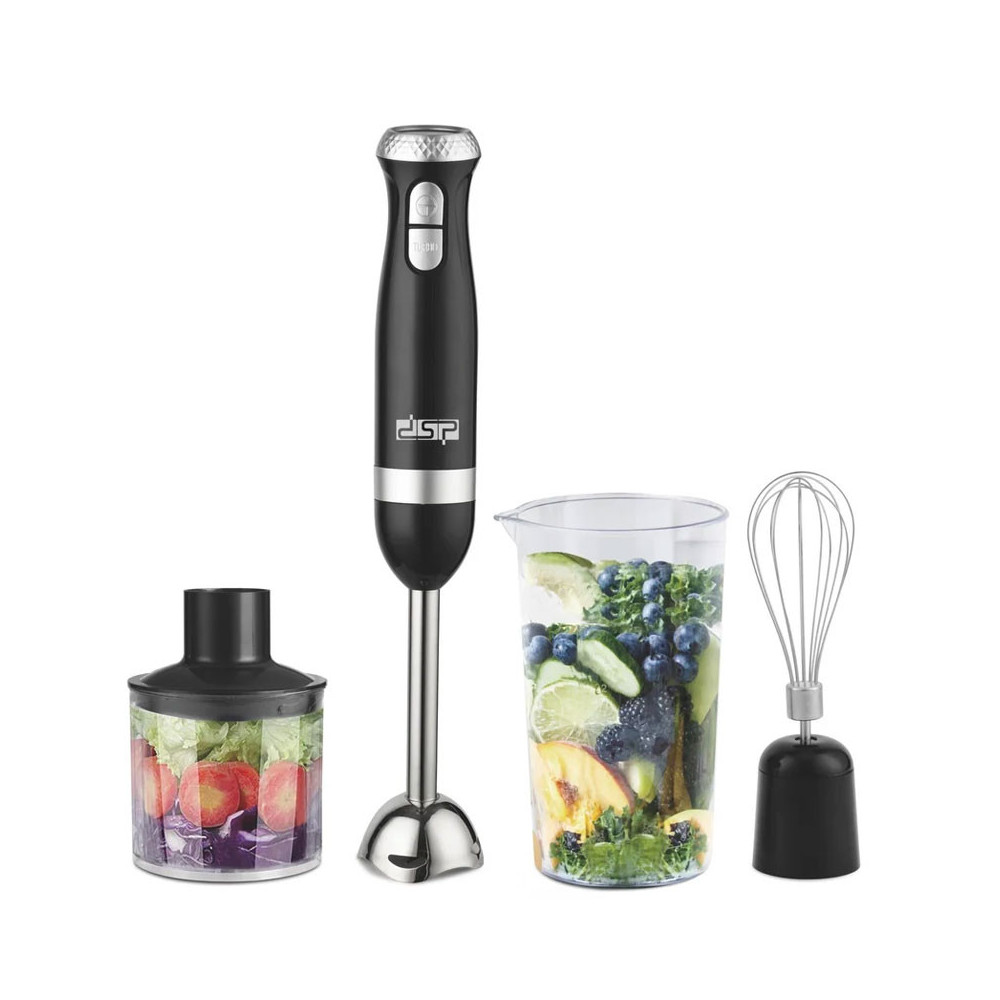 Mixeur Plongeant 4en1 DSP 700ml / KM1091 / Noir