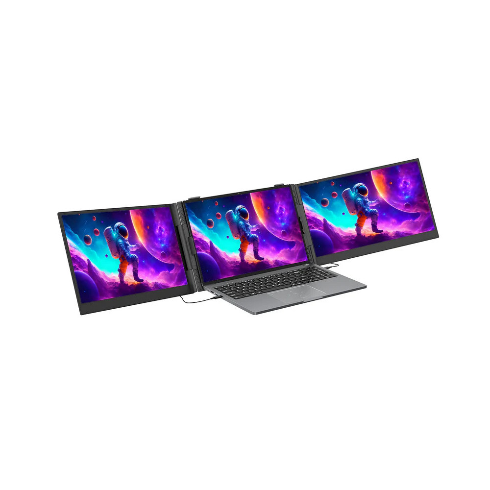 Blackview DCM8 Écran portable double moniteur 15.3" pour ordinateur portable Avec haut-parleur / Full HD / 60 Hz / Gris