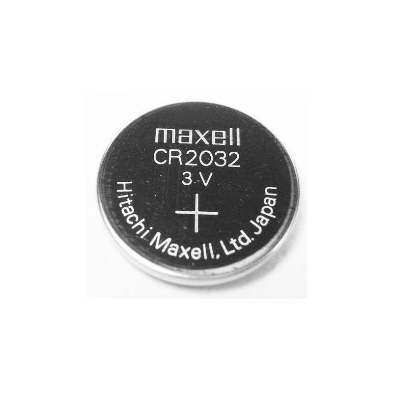 Pile bouton alcaline Maxell CR2032