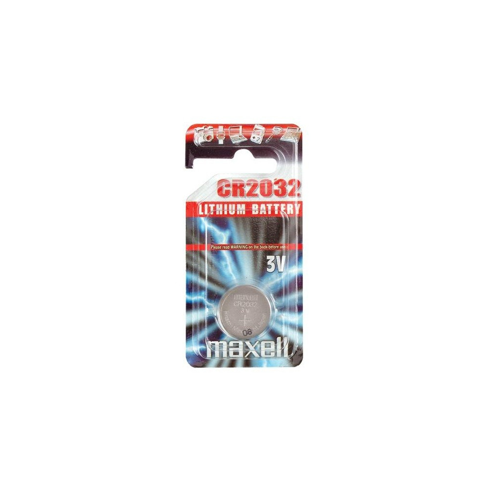 Pile bouton alcaline Maxell CR2032
