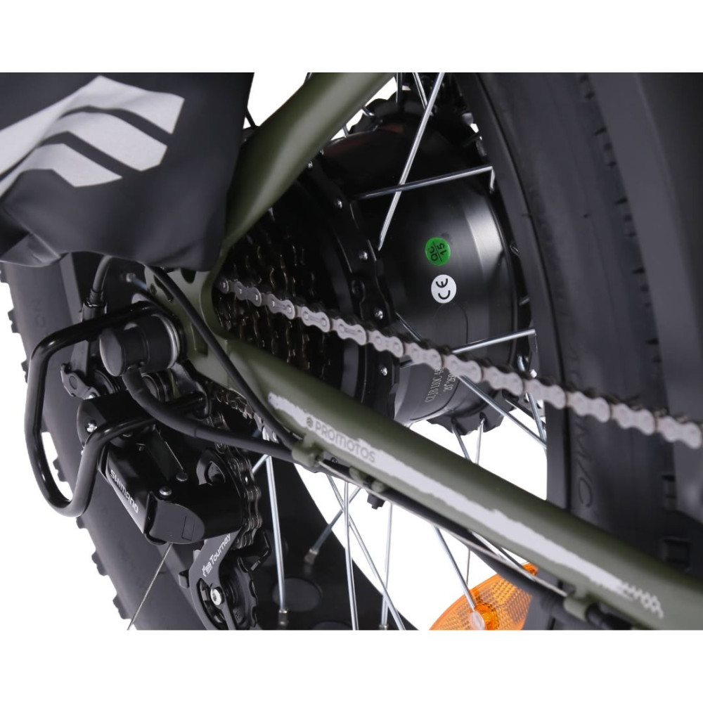 Vélo électrique Promotos Rover-Exelero / 7 vitesses / 800 W / Noir