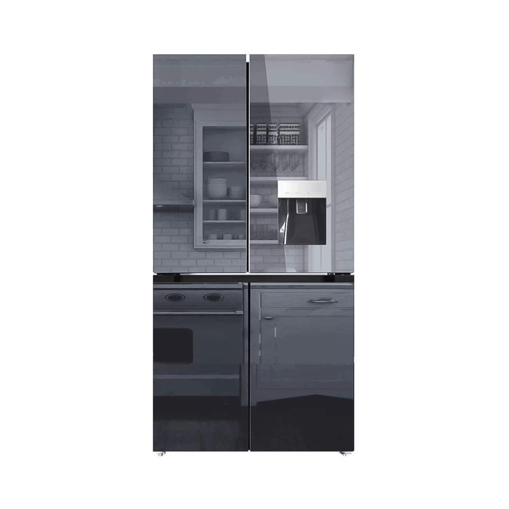 Réfrigérateurs Side By Side Hyundai Inverter 436 L NoFrost Verre Miroitée